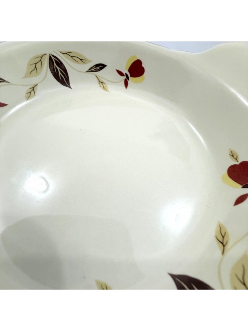 Hall NALCC Autumn Leaf 1997 Double egg cups & 2015 Shirred egg plate appears unu - Picture 16 of 16